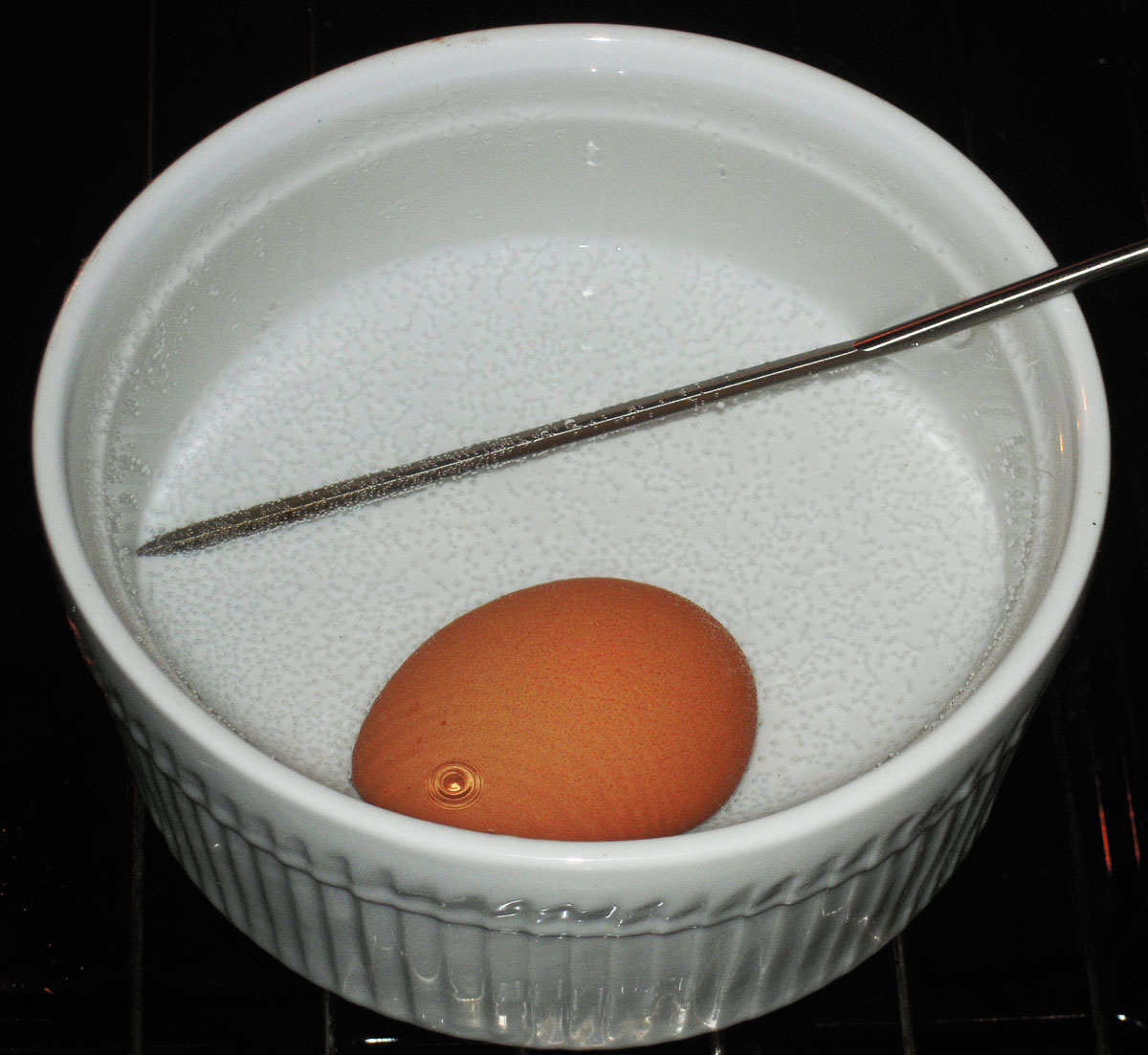 Cottura dell'uovo nel forno