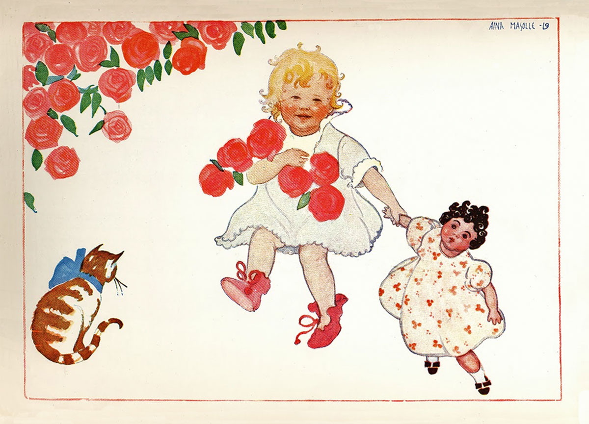 Aina Stenberg Masolle -illustrazione del 1919
