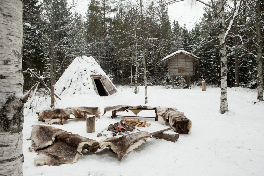 © Malin Grönborg - Sami habitation at Västerbottens museum